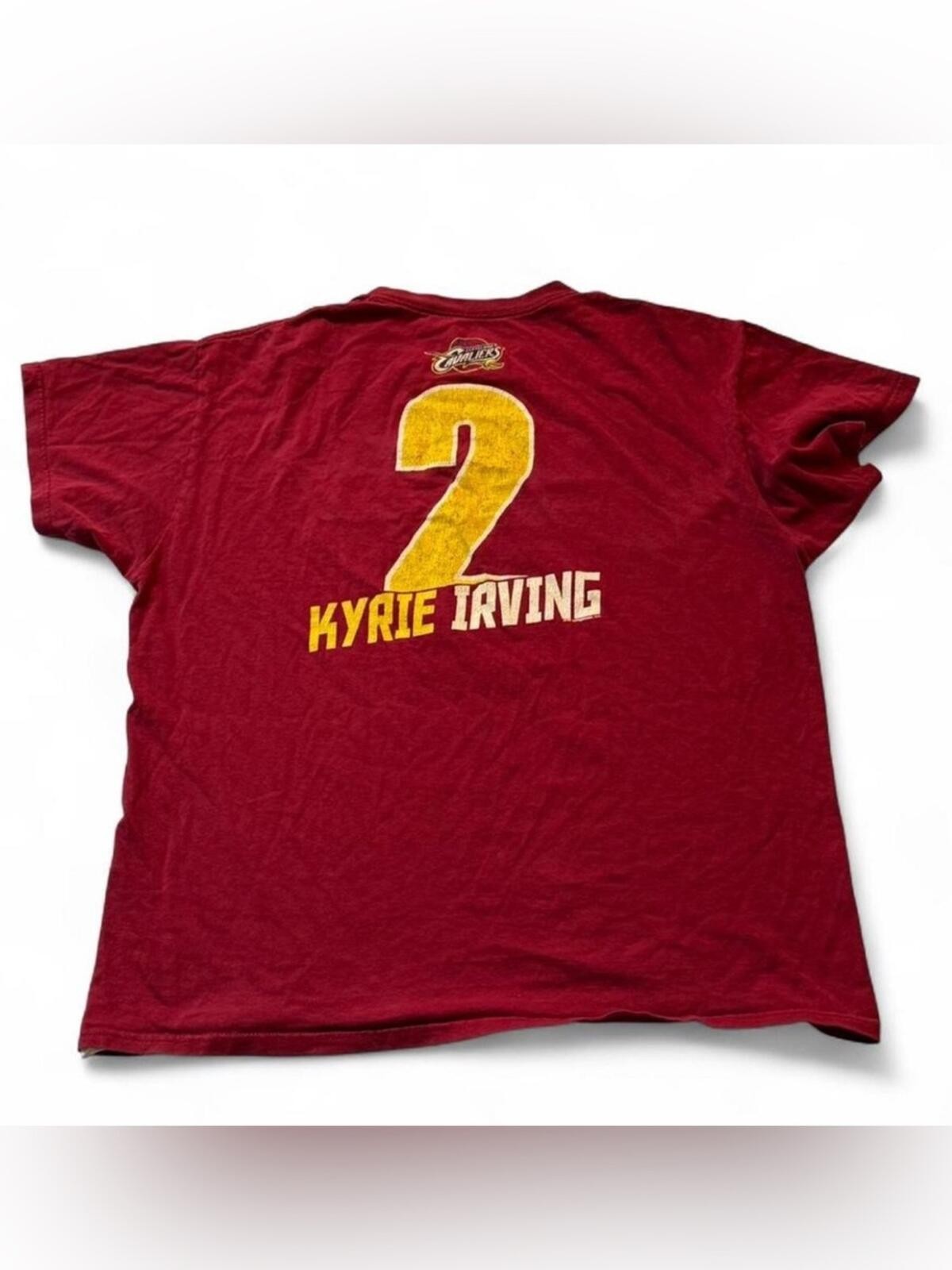 Majestic NBA Collab Cleveland Cavs Logo Tee in Deep Red gallery