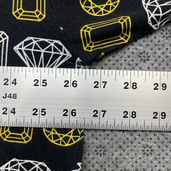 Vintage Y2K Marithe Francois Girbaud Mens 2X Black Diamond All Over Print Shirt