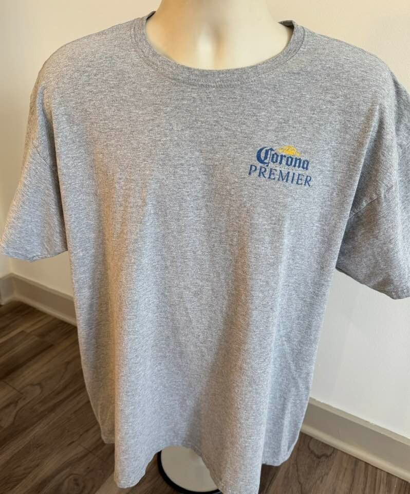 FRUIT OF THE LOOM CORONA PREMIER T SHIRT XL GRAY