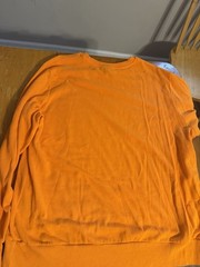 VTG Mad Engine 2XL Orange Jack O Lantern Halloween Long Sleeve Shirt