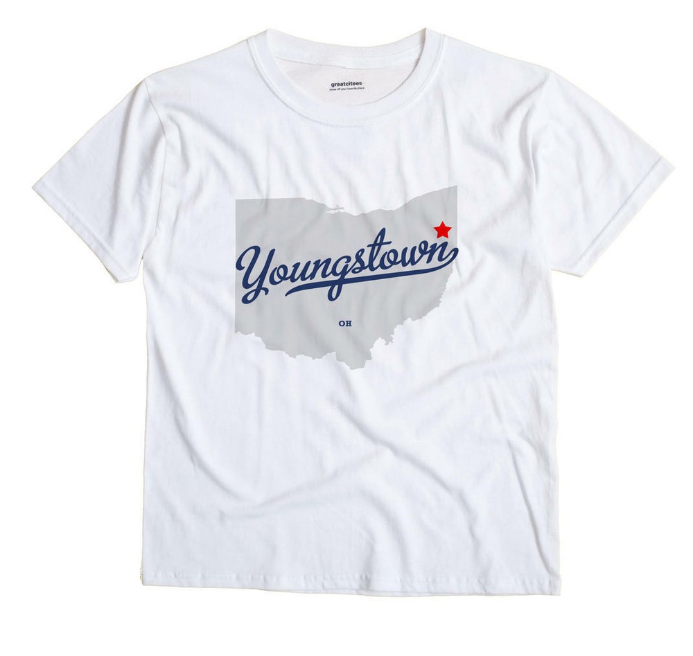 Youngstown Ohio OH T-Shirt MAP
