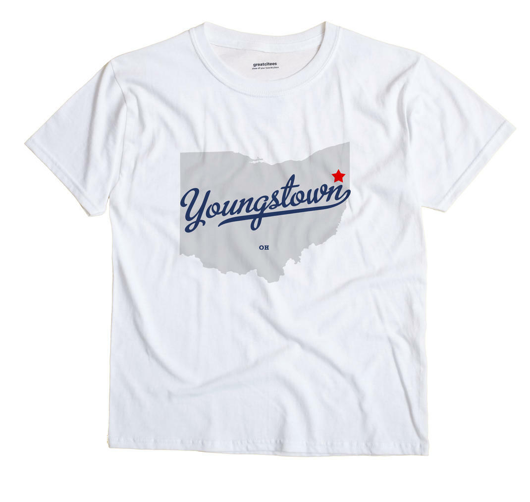 Youngstown Ohio OH T-Shirt MAP