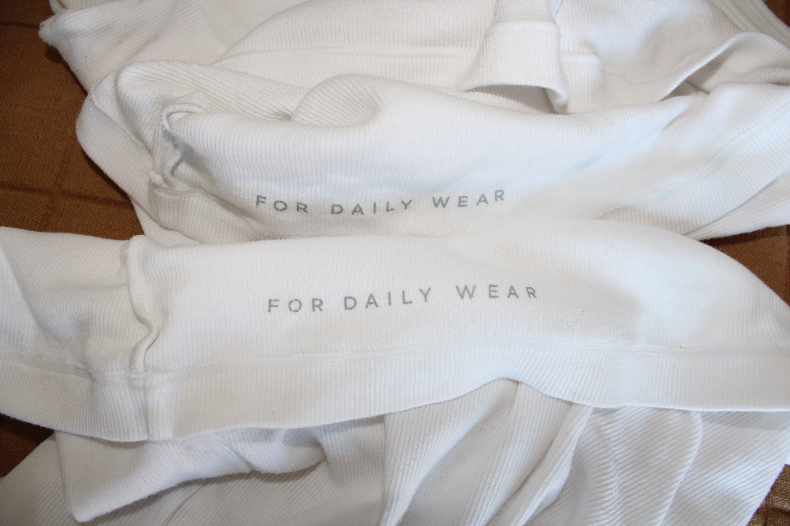 Mack Weldon 18-Hour Rib Tank Undershirt Lot 2 White Cotton Modal Men's Medium M gallery