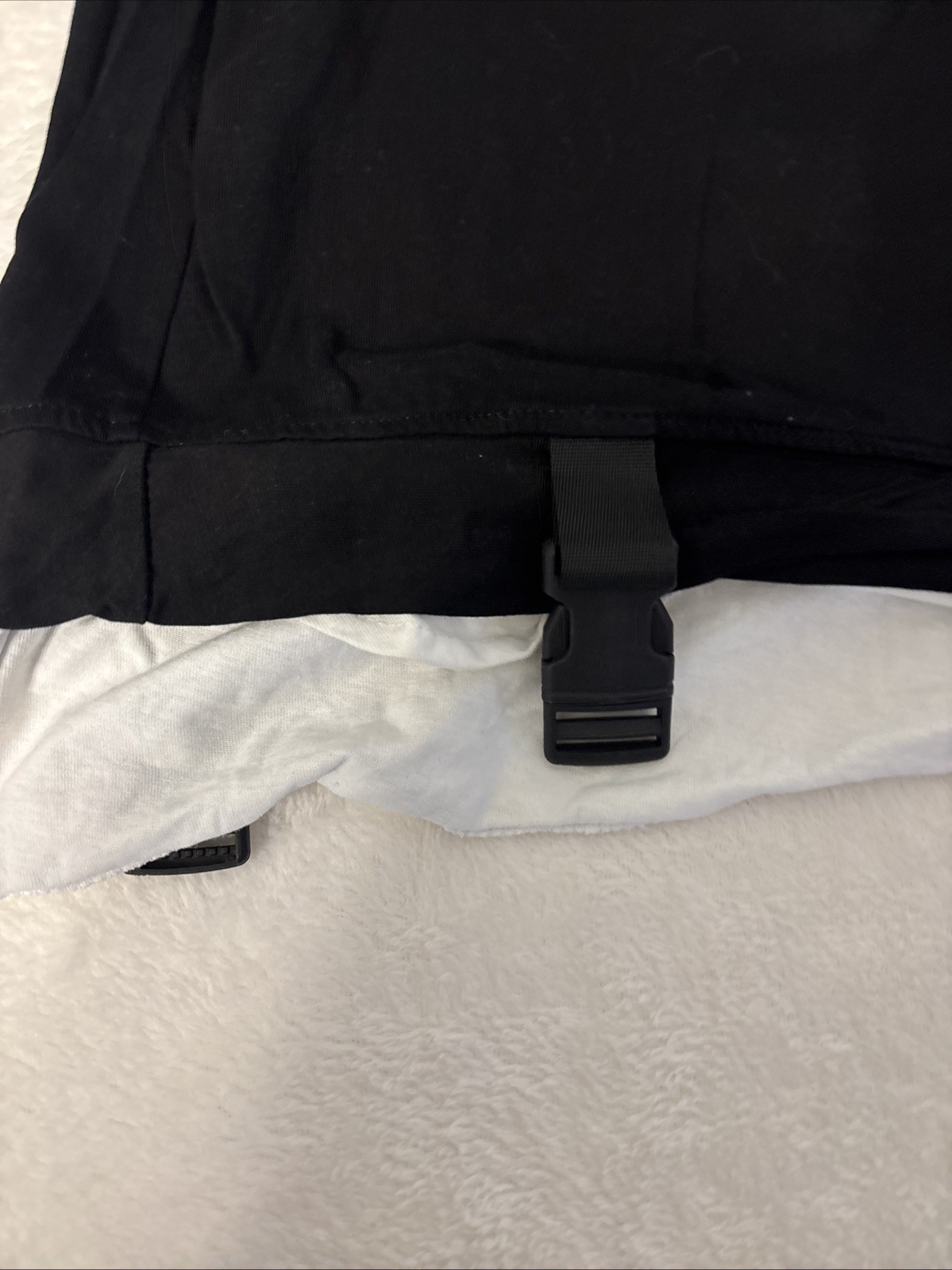 11BYBBSDARK Graphic Techwear Shirt 2XL Black Buckle Strap Oversized Tee gallery