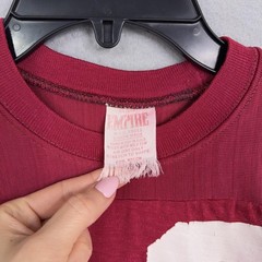 Vintage Empire Jersey Mens Large Red Football Practice 3/4 Sleeve Union Made USA