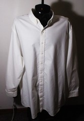 AMAZON White Long Sleeve “Oxford” Shirt Men’s Size 4XL Tall NWOT