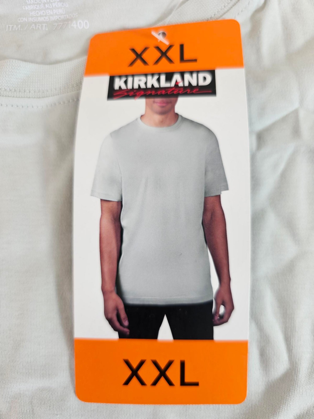 XXL / 2XL - LIGHT GREY - Kirkland Signature Men's 100% Pima Cotton T-Shirt Tee gallery
