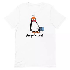 SALE Penguin Lust Vintage Bloom County 80s Short-Sleeve Unisex T-Shirt