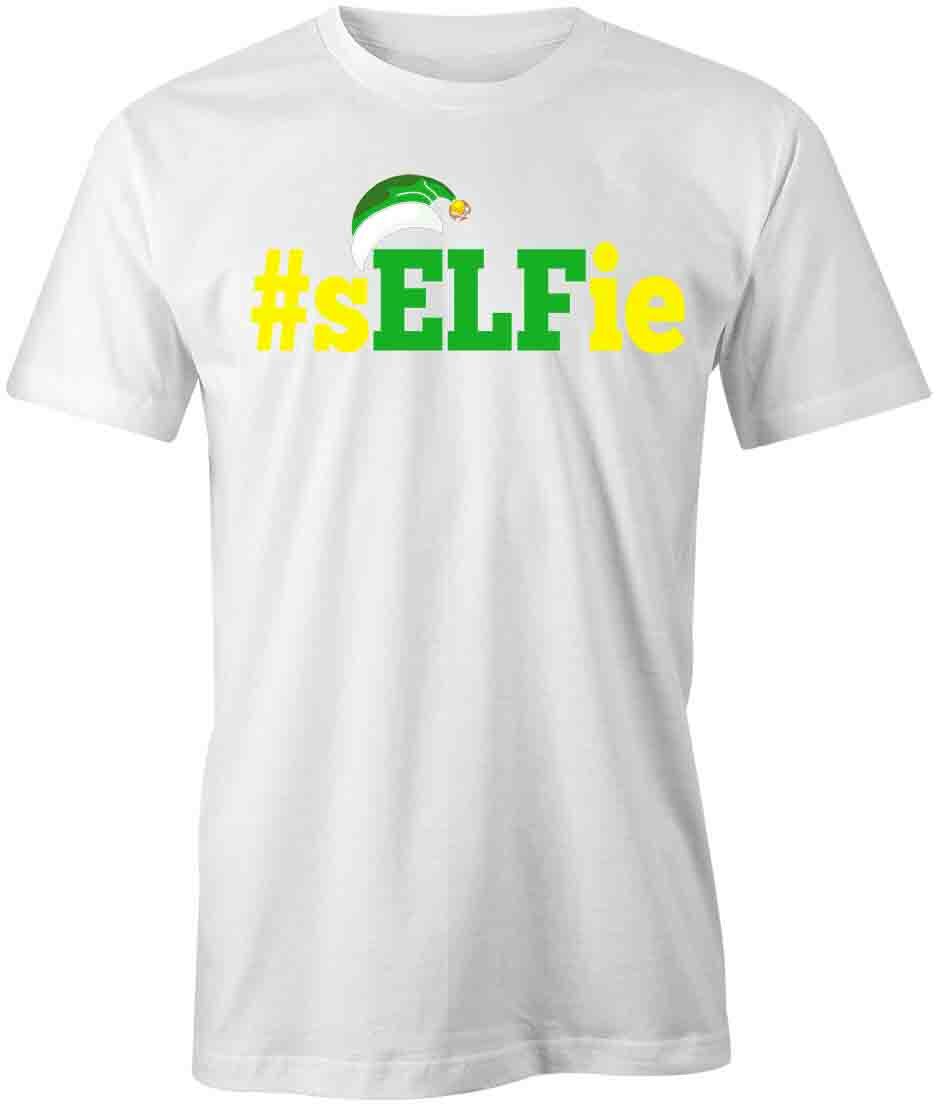 #SELFIE TShirt Tee Short-Sleeved Cotton HOLIDAY ELF CLOTHING S1WCA171 gallery