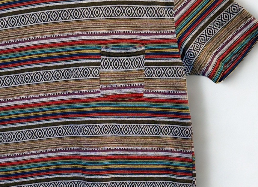 Beautiful Giant Patterned Pocket Tee Shirt Mens Large Multicolor | Fathers Day gallery