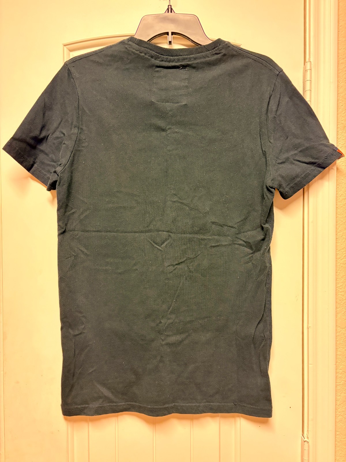 SUPERDRY Men Label Line JPN High Speed Tungsten Grade Graphic T-Shirt Navy Small gallery