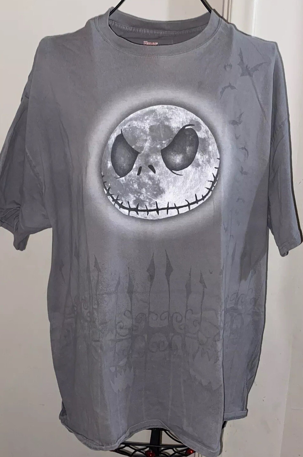 Disney Park NIGHTMARE BEFORE CHRISTMAS Jack Skellington Cemetery Scene Shirt 2XL
