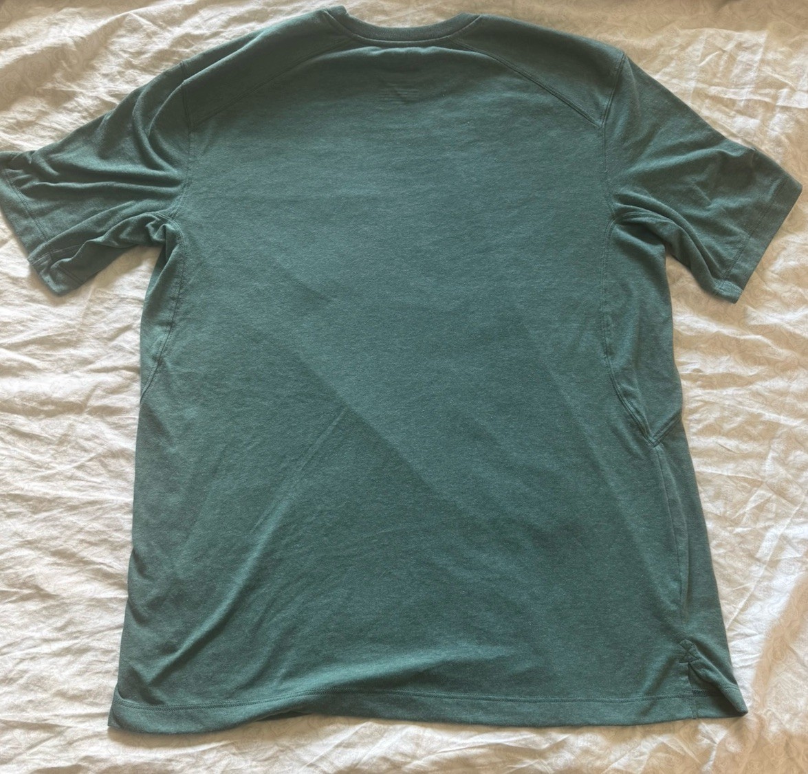 Duluth Trading Co Mens T-Shirt Green Short Sleeve Cotton Size L Pencil Pocket gallery