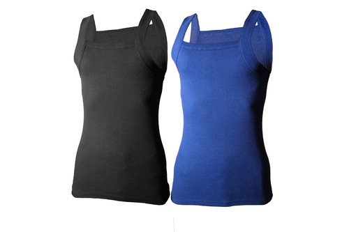 2-4 Packs Men's G-unit Style Cotton Tank Tops Square Cut Muscle Rib A-Shirts gallery