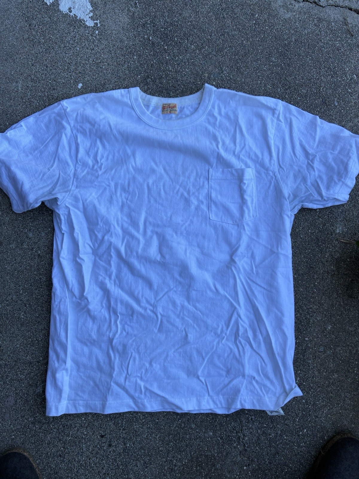 Whitesville Loopwheel T-Shirt White Size XL gallery