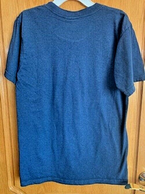 NEW Eco Mountain Men's Vintage Yellowstone Four Wolf T-Shirt Blue Heather S gallery