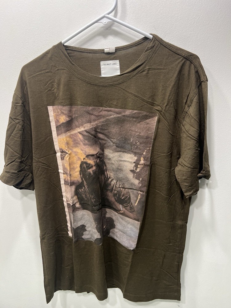 Helmut Lang x Travis Scott Collab Tee Size Medium ( See Pics )