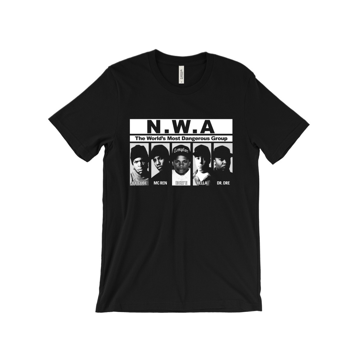 N.W.A. T-Shirt – West Coast Hip hop, Gangsta Rap, Dr. Dre, Eazy E, Compton