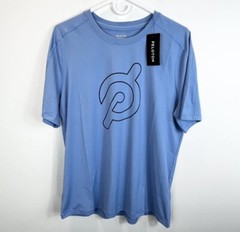 Peloton Shirt Men’s Sz Medium Blue Atheltic Nylon Blend Tee