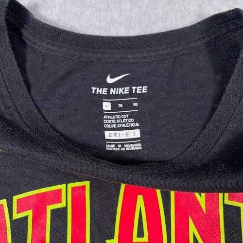 Atlanta Hawks Shirt Mens XL Dennis Schroder 17 Nike Dri-FIT Black NBA gallery