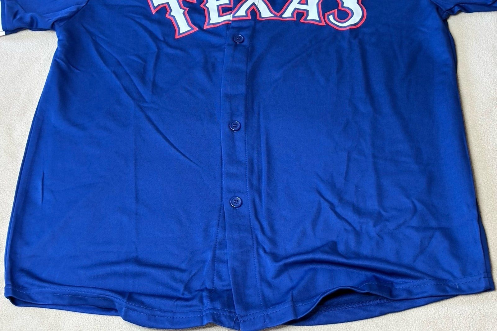 Jersey Texas Rangers #6 Josh Jung 2023 World Series XL Jersey 11-0 Giveaway gallery