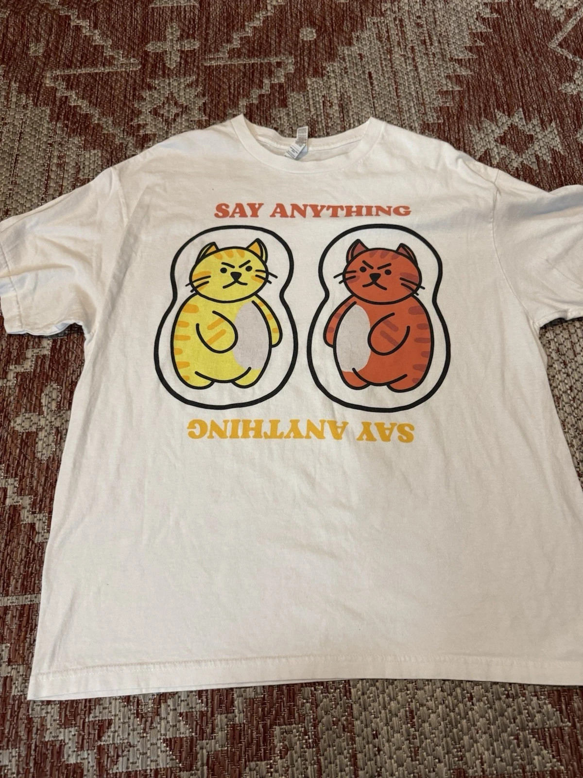 HOT! Say Anything White Cotton Shirt Full size S-5XL T315