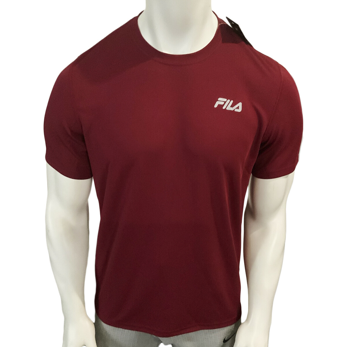 NWT FILA MSRP $32.99 MEN'S RED CREW NECK SHORT SLEEVE TRAINING T-SHIRT SIZE L gallery
