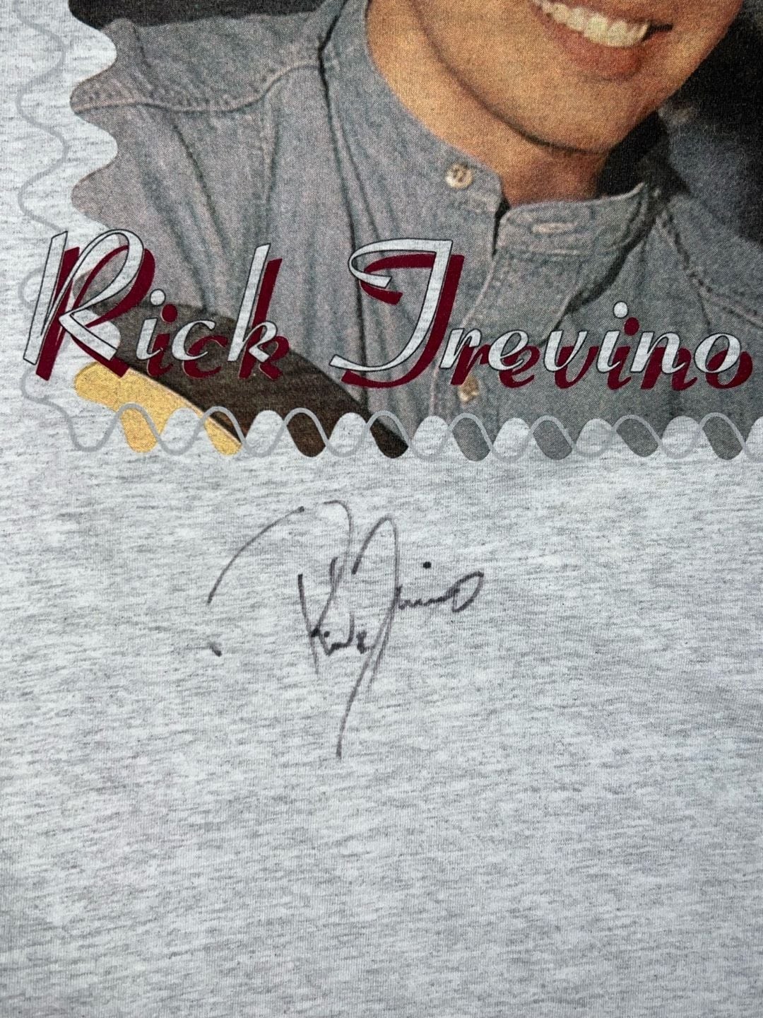 Vintage 1996 Rick Trevino World Tour Autographed T-Shirt gallery