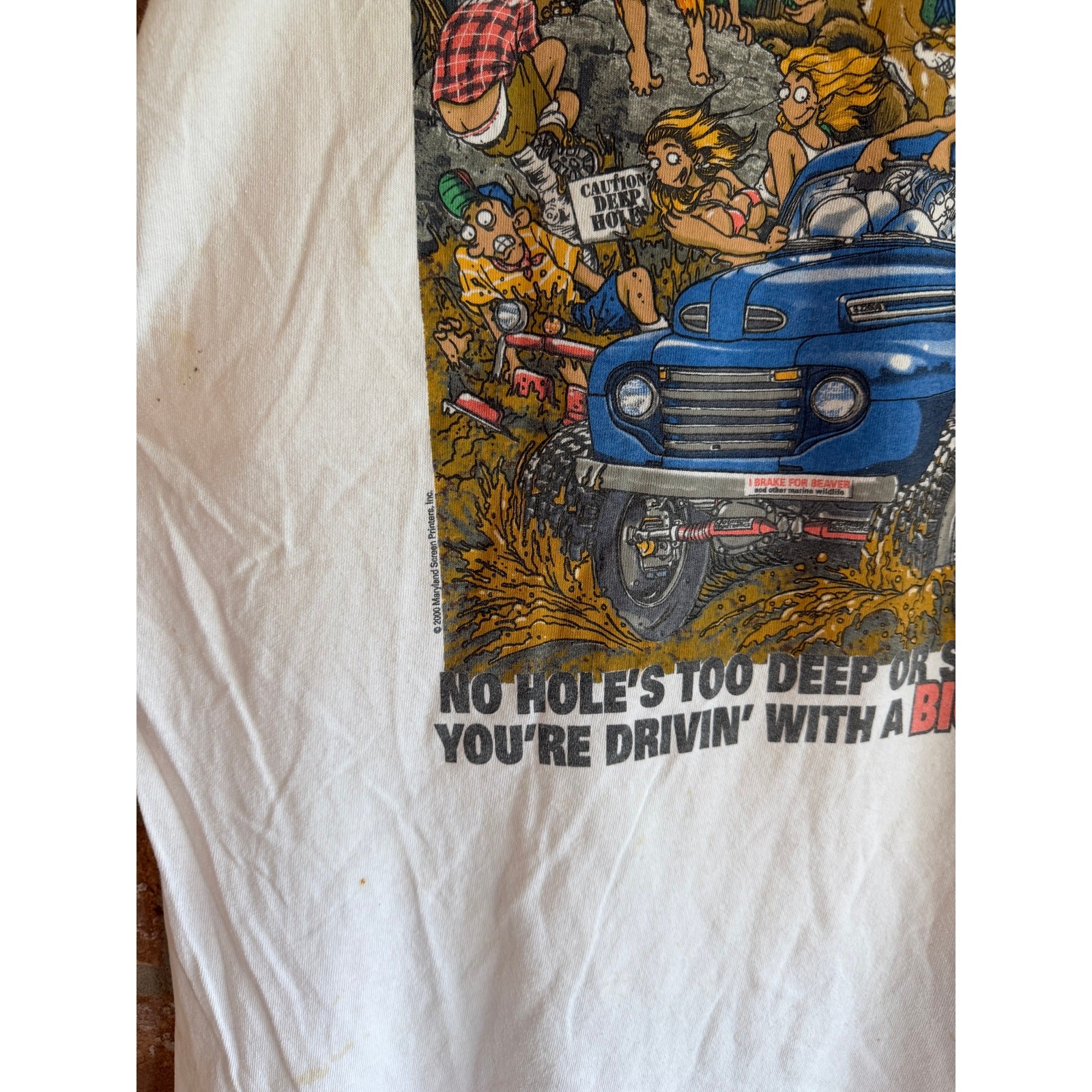 Vintage Big Johnson Mud Tires T Shirt XL Mudding Off Road Graphic Truck Tee gallery