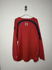 Rawlings Pullover Sweater Fleece Red Sox Braves Red Blue NFL Large athletic