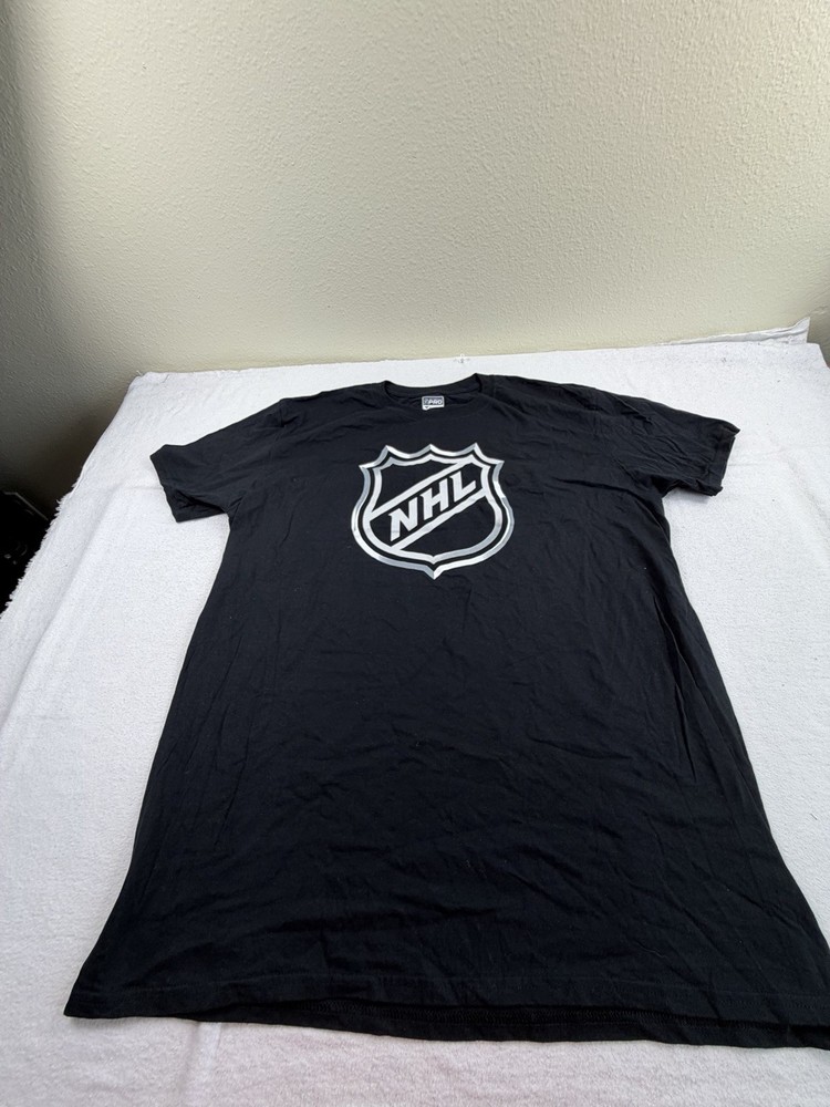 New Fanatics Authentic Pro NHL Logo Black Sz XL Mens Shirt Brand New