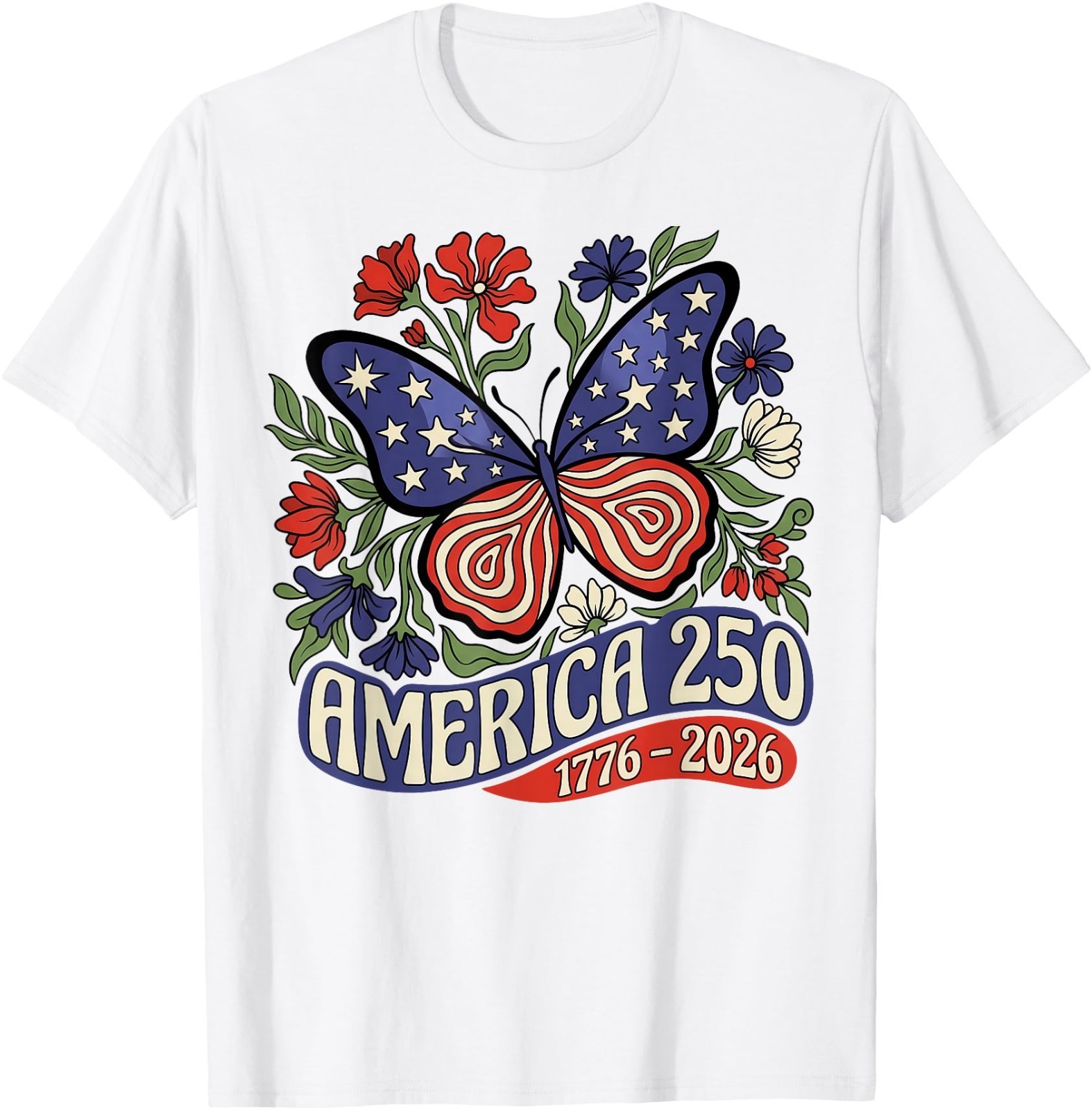 250th Anniversary USA Patriotic Freedom 4th of JulyAdult T-Shirt gallery