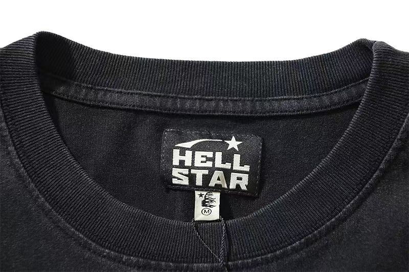 Hellstar loose retro pure cotton T-shirt men's and women's set gallery