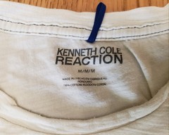 Kenneth Cole Reaction: 3 Vintage Style Microphones T-shirt White