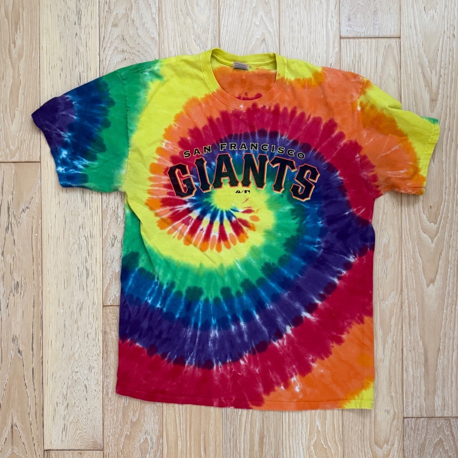 PORT & COMPANY Mens San Francisco Giants Tie Dye MLB Baseball Festival Tee L
