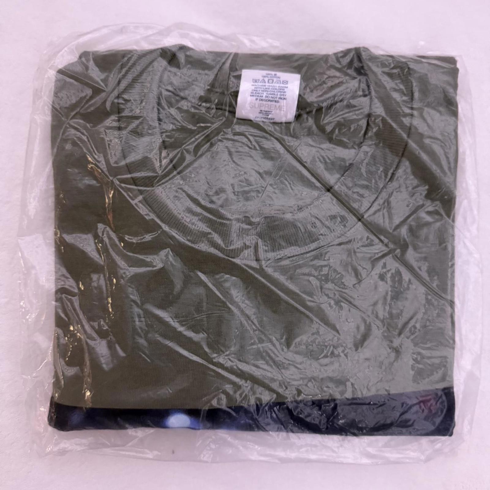 2021 Supreme Congo America Eats Its Young Tee 'Light Olive' gallery