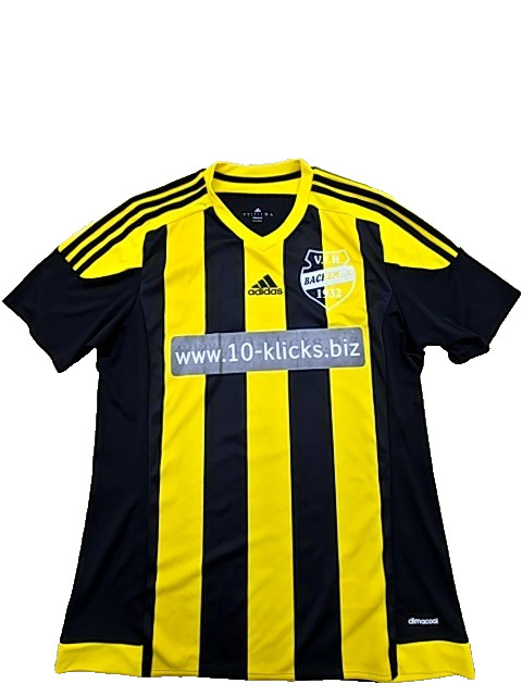 Adidas Soccer Jersey Men’s Yellow Black Striped (#7) L Climacool