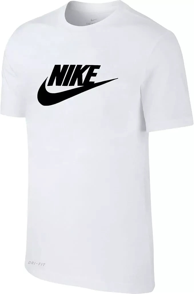 Nike Men’s Sportswear Futura Icon Logo T-Shirt, White Large BNWT