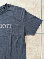 Vuori Men’s Short Sleeve Large Gray T-Shirt Sports Running Travel Classic Top