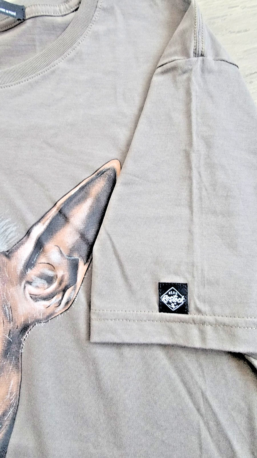 Peruvian Design Shirt Unisex Size M *** Peruvian Inca Orchid - Perro sin pelo gallery