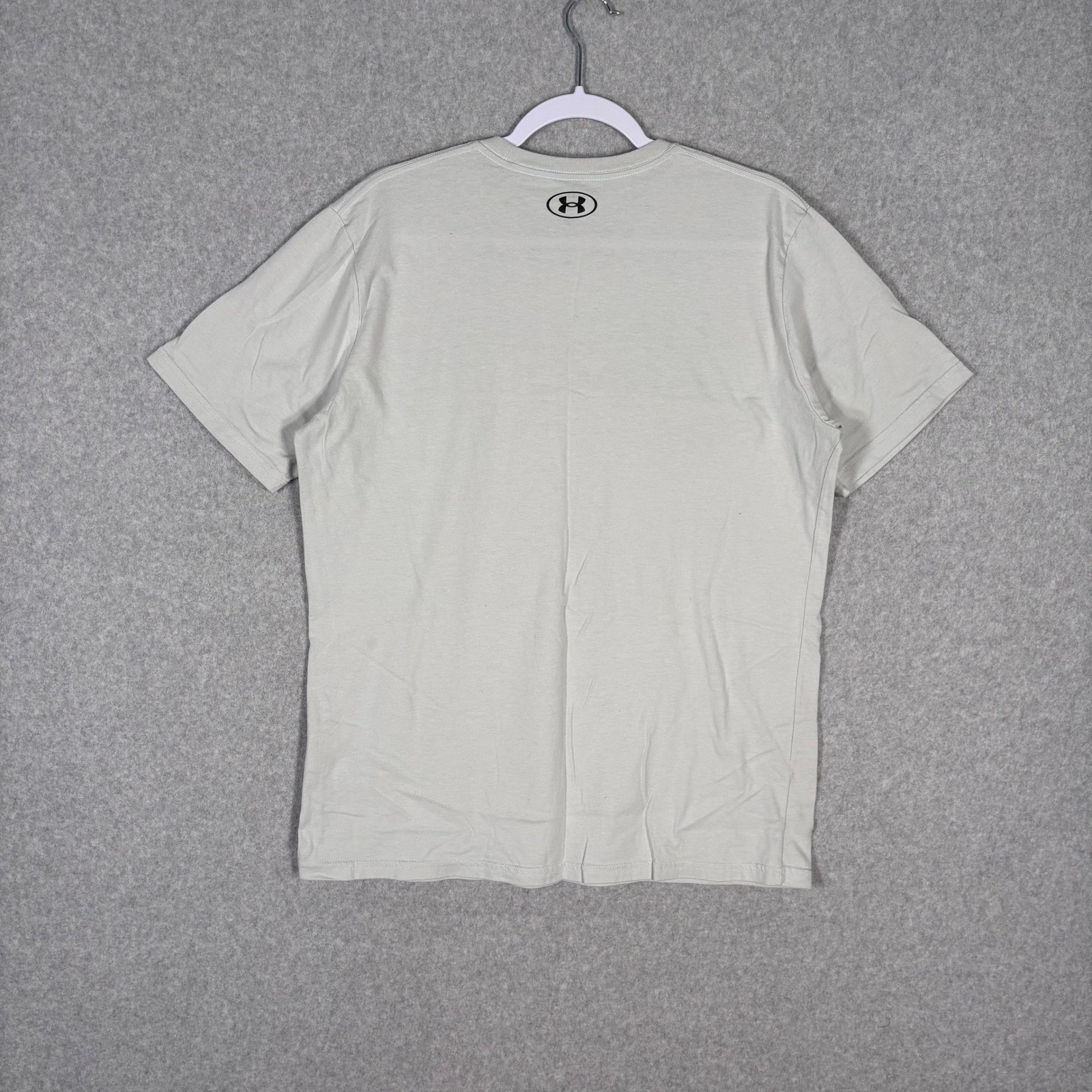 Under Armour Shirt Mens Medium Performance Apparel Graphic Loose Cotton Poly gallery