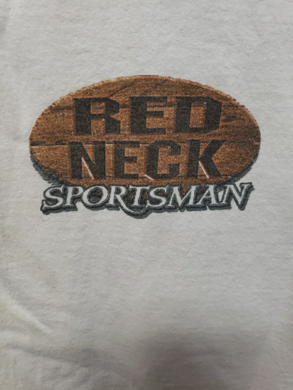 Vtg Redneck Bass Boat Men T Shirt Size XL White Fishing Short Sleeve gallery