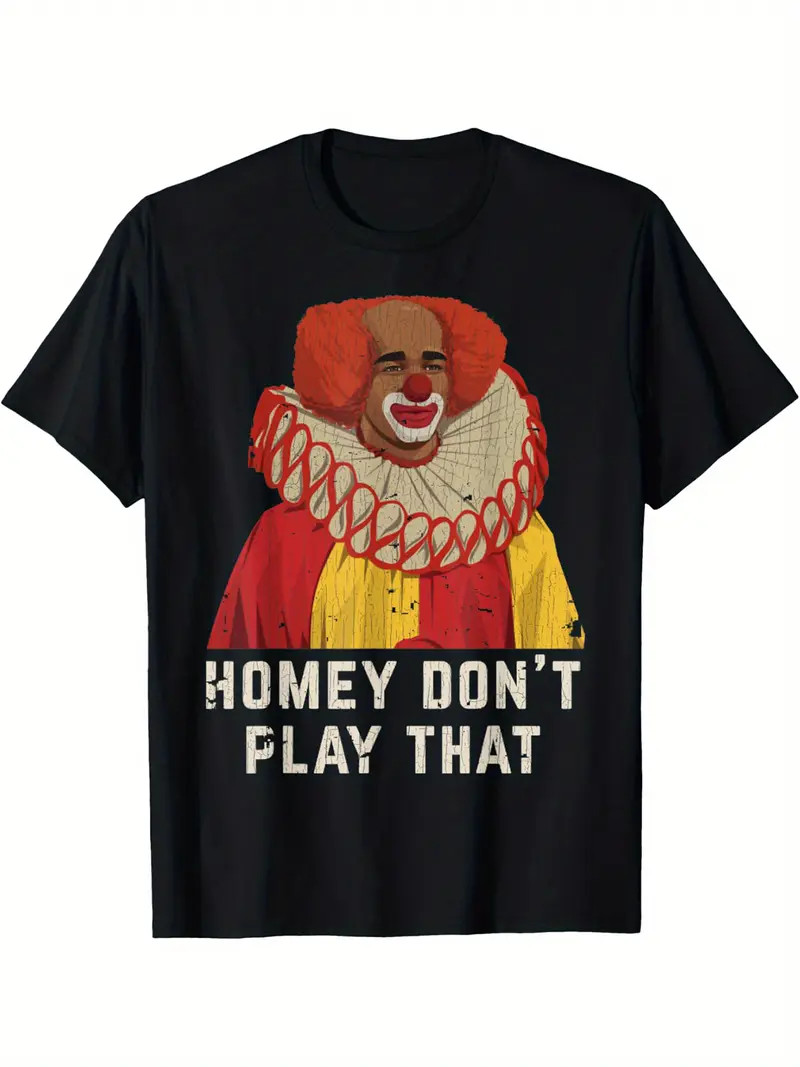 Vintage Homey Don'T Play That Homey The Clown T-Shirt Selected Pure Cotton gallery