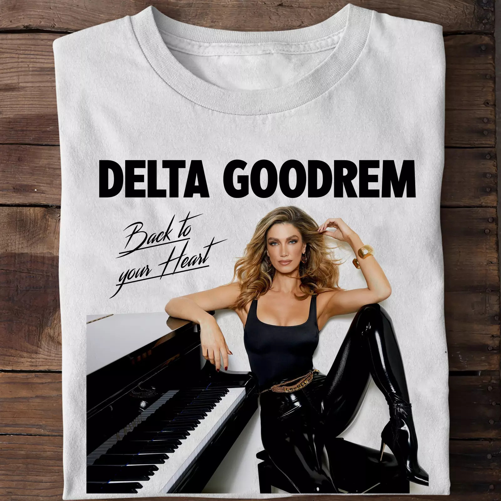 Back to Your Heart — Delta Goodrem Gift For Fan White All Size Shirt HE1600