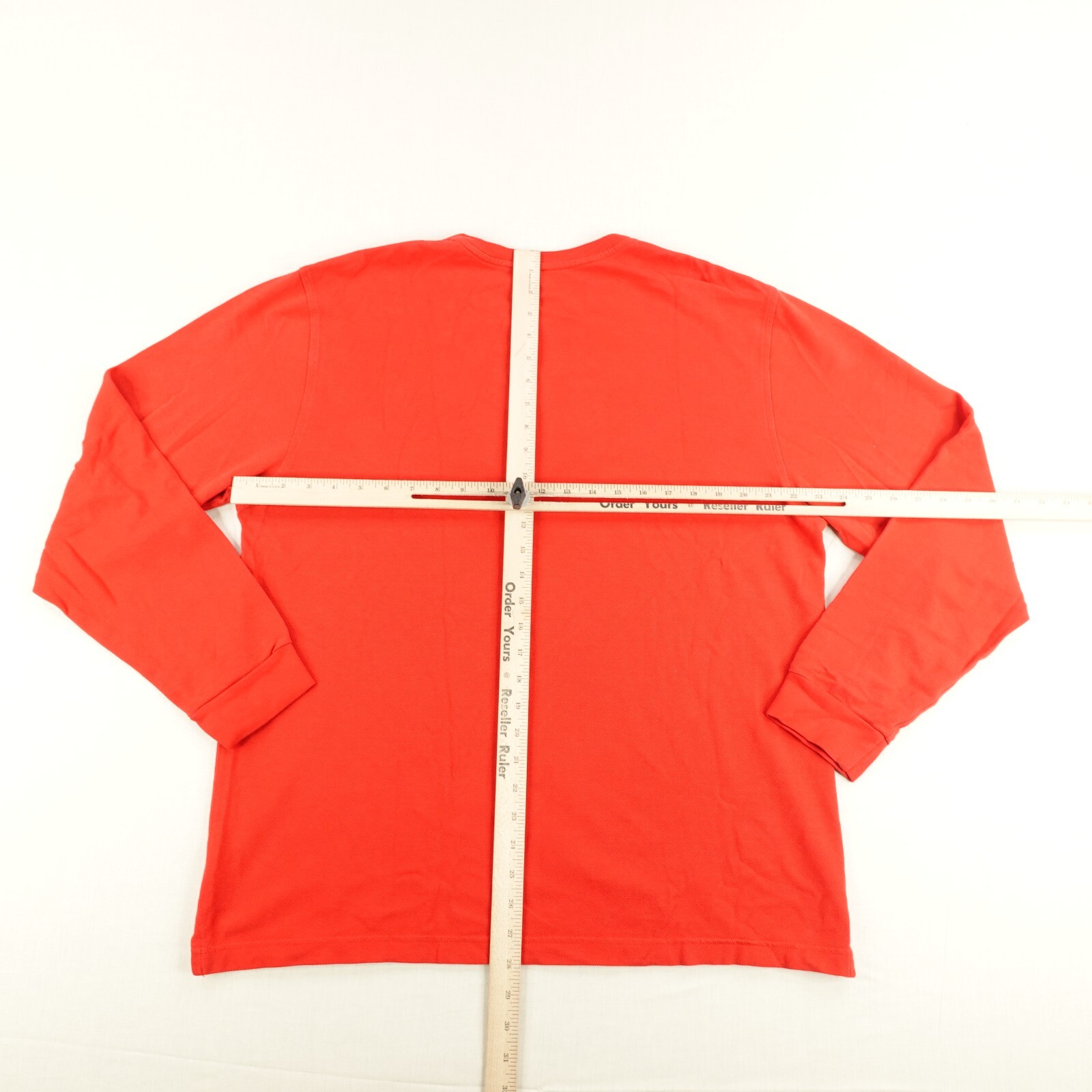 Apple Shirt Mens XL Red Embroidered Thermal Employee Uniform Macintosh Genius gallery