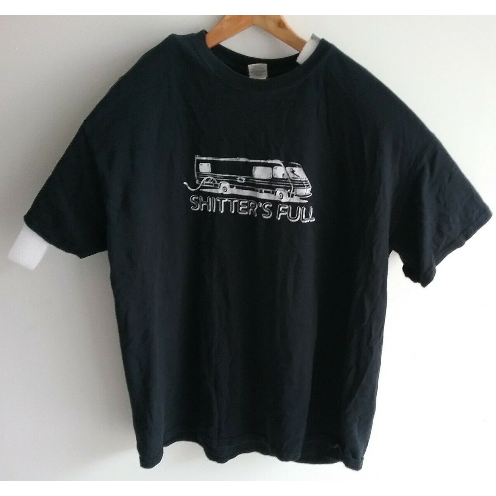 Shitter’s Full Novelty RV Motorhome Winnebago Camping T Shirt Size XL Tee Funny gallery