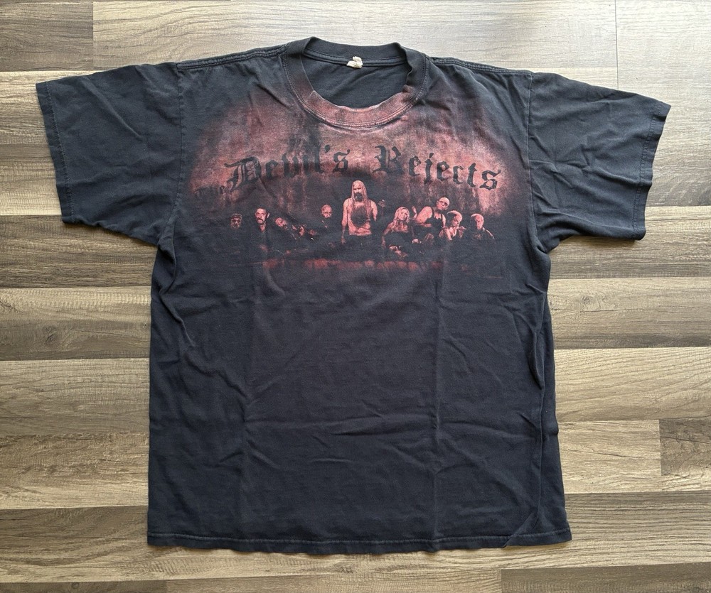 Vtg Y2K Devil’s Rejects T-Shirt Size Small Rob Zombie Horror Movie Promo Sz M/L