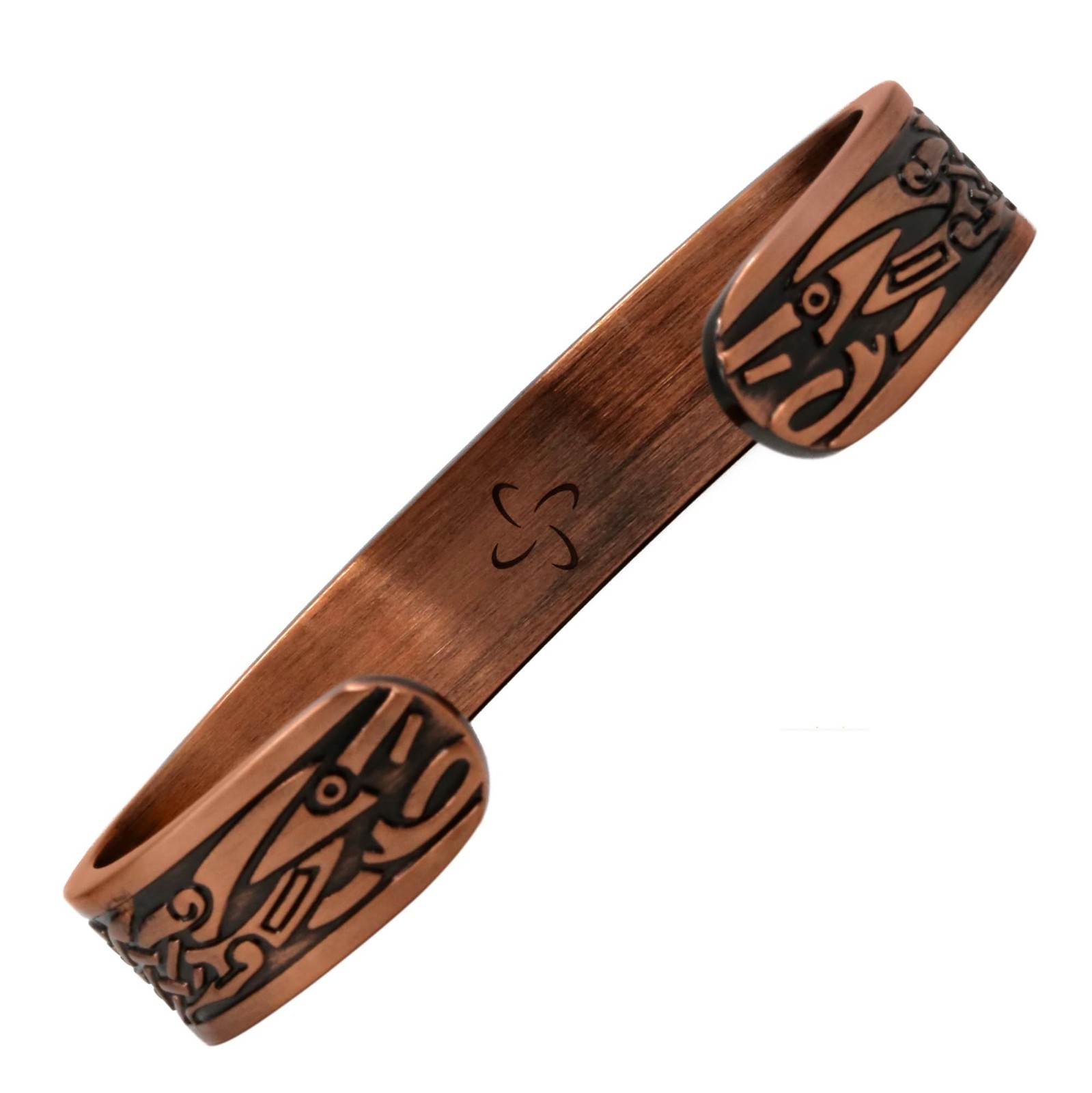 Pure Copper Magnetic Heavyweight Cuff Bracelet for Men, with 8 Magnets 3500 G... gallery