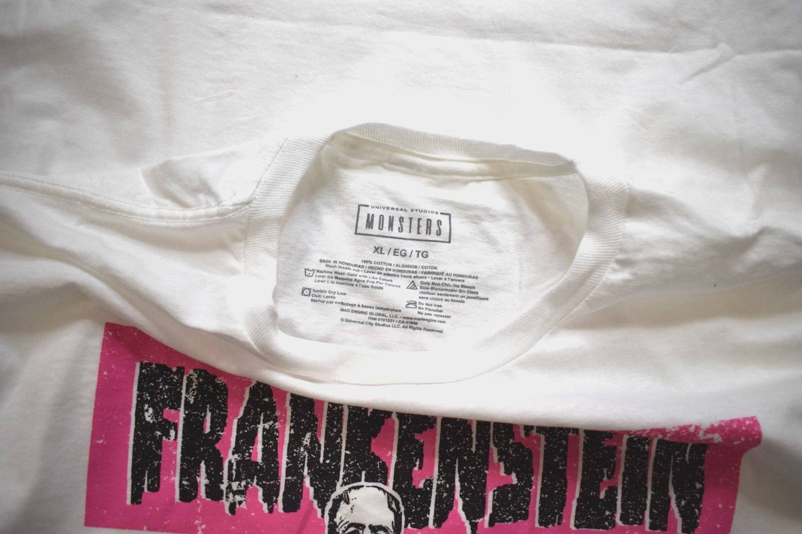 Universal Monsters Mens Frankenstein The Original Horror Show! Shirt New XL gallery