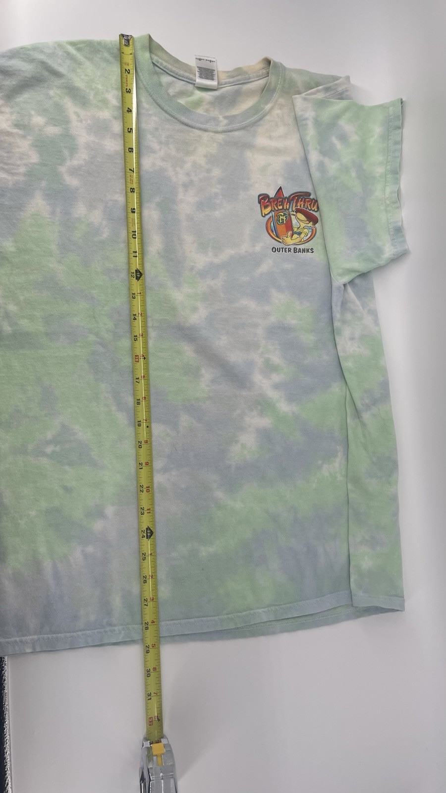 Colortone Brew Thru Outer 2020 OBX Tie-Dye Graphic T-shirt Size XL gallery